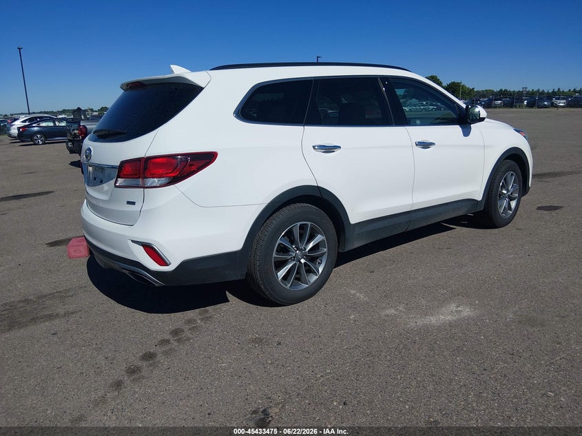 2017 Hyundai Santa fe VIN KM8SMDHF1HU255141 IAAI salvage auction — ENGINE DAMAGE, Clear (Minnesota), sold $2,250 on 2026-07-13 (photo 4)