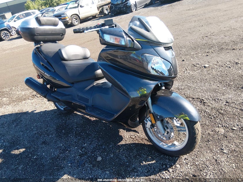 2007 Suzuki An650 VIN JS1CP51A072101805 IAAI salvage auction — LEFT FRONT, Salvage (Ohio), sold $375 on 2026-07-14 (photo 1)