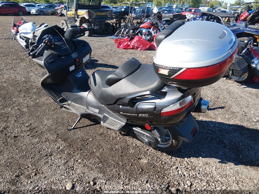 2007 Suzuki An650 VIN JS1CP51A072101805 IAAI salvage auction — LEFT FRONT, Salvage (Ohio), sold $375 on 2026-07-14 (photo 3)