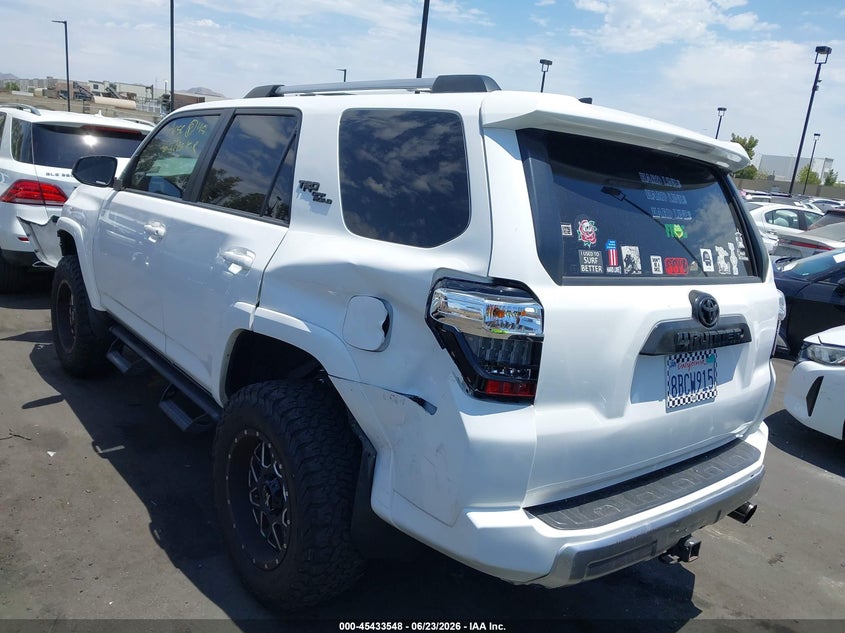 2018 Toyota 4runner VIN JTEBU5JR5J5524266 IAAI salvage auction — FRONT & REAR, Salvage Title, sold $6,550 on 2026-07-17 (photo 3)