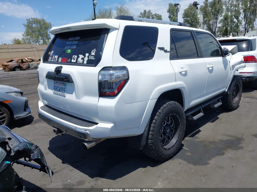 2018 Toyota 4runner VIN JTEBU5JR5J5524266 IAAI salvage auction — FRONT & REAR, Salvage Title, sold $6,550 on 2026-07-17 (photo 4)