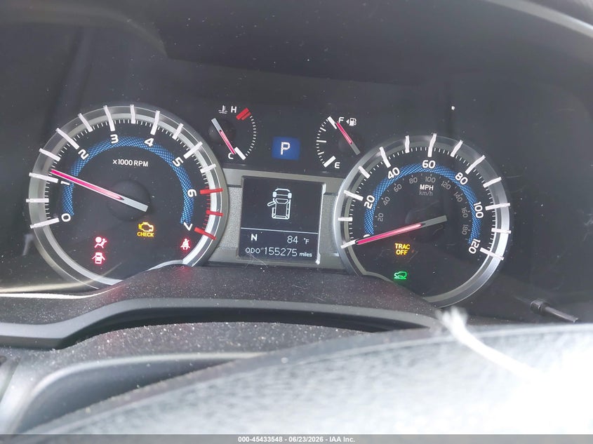 2018 Toyota 4runner VIN JTEBU5JR5J5524266 IAAI salvage auction — FRONT & REAR, Salvage Title, sold $6,550 on 2026-07-17 (photo 7)