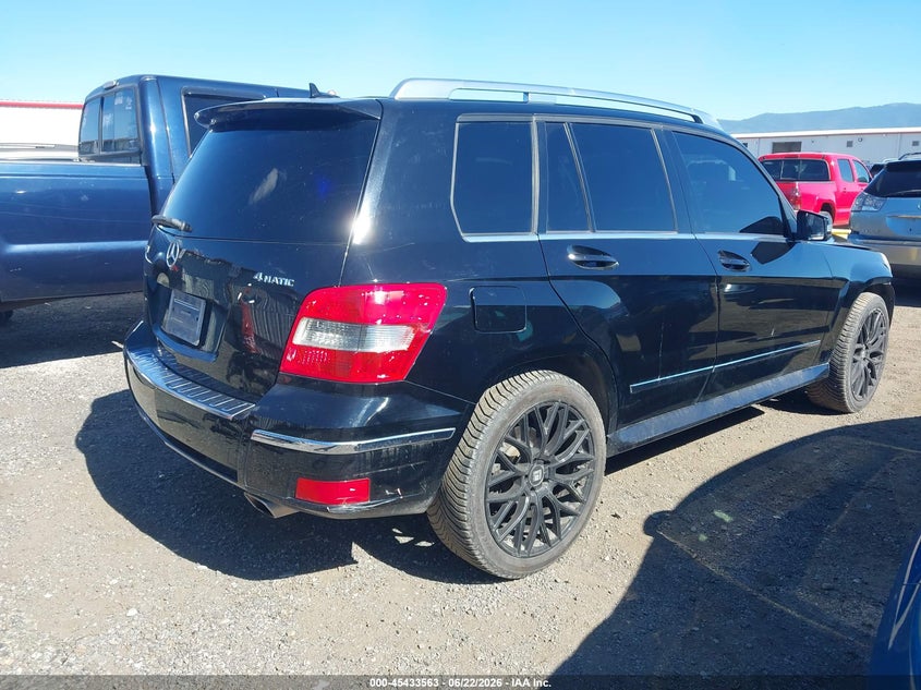 2010 Mercedes-benz Glk-class VIN WDCGG8HB5AF404001 IAAI salvage auction — FRONT END, Bill Of Sale (Washington), sold $1,200 on 2026-07-21 (photo 4)