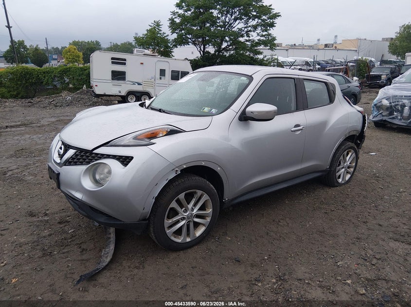2015 Nissan Juke VIN JN8AF5MV6FT556735 IAAI salvage auction — REAR END, Salvage (Pennsylvania), sold $950 on 2026-07-17 (photo 2)