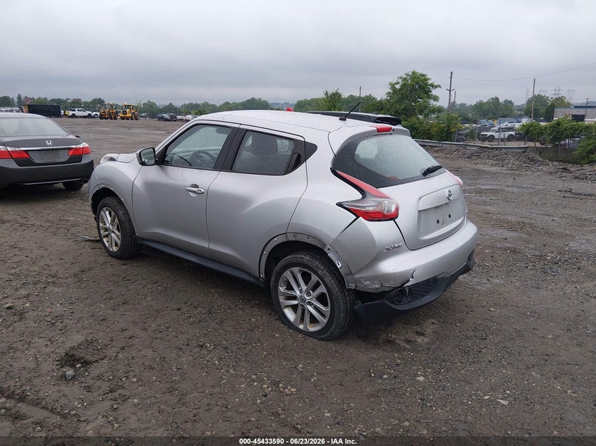2015 Nissan Juke VIN JN8AF5MV6FT556735 IAAI salvage auction — REAR END, Salvage (Pennsylvania), sold $950 on 2026-07-17 (photo 3)