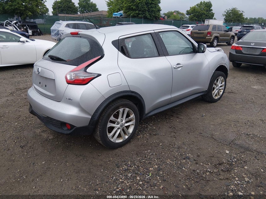 2015 Nissan Juke VIN JN8AF5MV6FT556735 IAAI salvage auction — REAR END, Salvage (Pennsylvania), sold $950 on 2026-07-17 (photo 4)