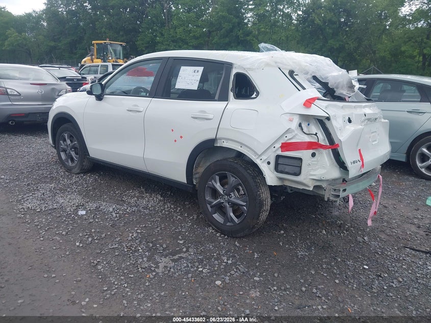 2026 Honda Hr-v VIN 3CZRZ2H34TM710473 IAAI salvage auction — REAR END, Salvage Title, sold $7,100 on 2026-07-28 (photo 3)