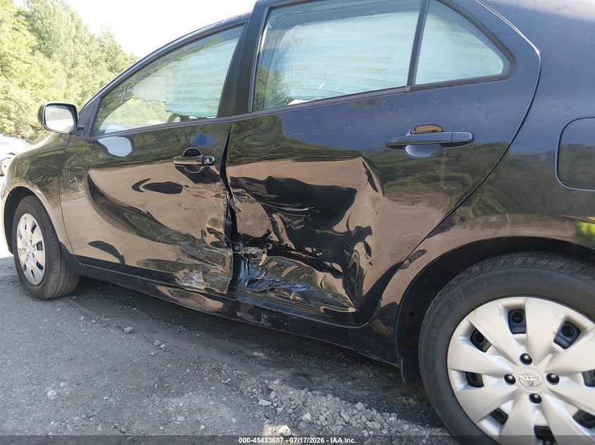 2010 Toyota Yaris VIN JTDBT4K39A4076583 IAAI salvage auction — LEFT SIDE, Clear (Massachusetts), sold $1,000 on 2026-07-28 (photo 6)