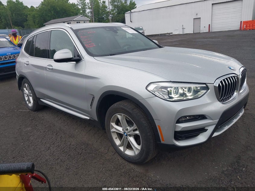 2021 BMW X3 VIN 5UXTY5C04M9H85639 IAAI salvage auction — LEFT REAR, Salvage (Pennsylvania), sold $9,900 on 2026-07-14 (photo 1)