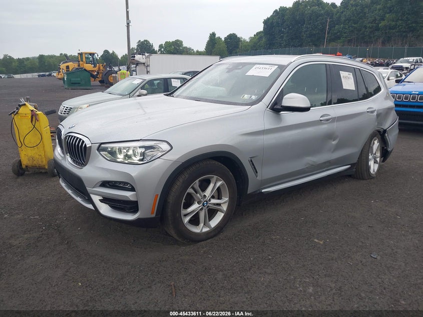 2021 BMW X3 VIN 5UXTY5C04M9H85639 IAAI salvage auction — LEFT REAR, Salvage (Pennsylvania), sold $9,900 on 2026-07-14 (photo 2)