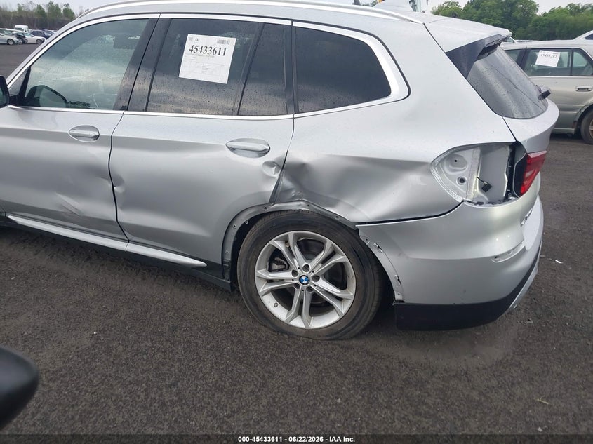 2021 BMW X3 VIN 5UXTY5C04M9H85639 IAAI salvage auction — LEFT REAR, Salvage (Pennsylvania), sold $9,900 on 2026-07-14 (photo 6)