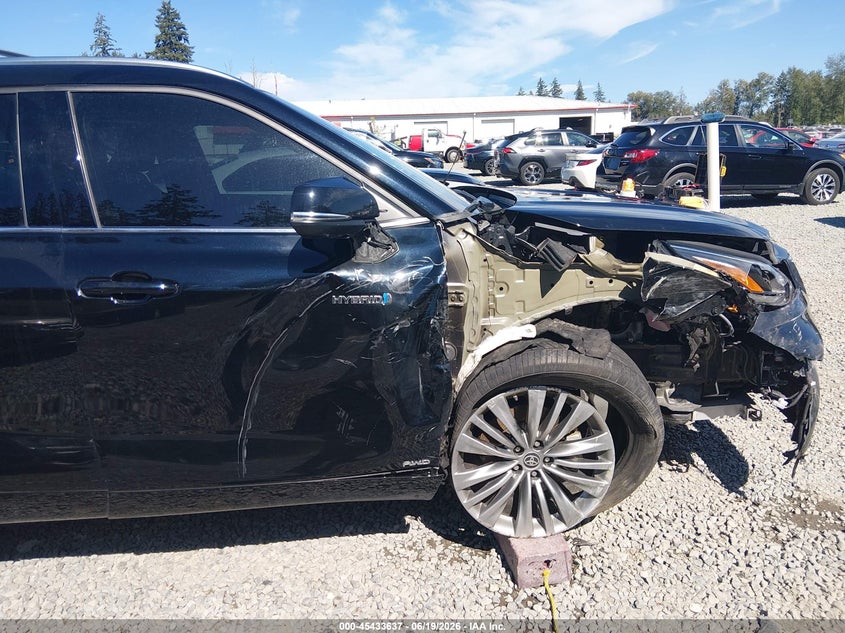 2021 Toyota Highlander VIN 5TDEBRCH5MS028496 IAAI salvage auction — RIGHT FRONT, Salvage Title, sold $16,800 on 2026-07-22 (photo 6)