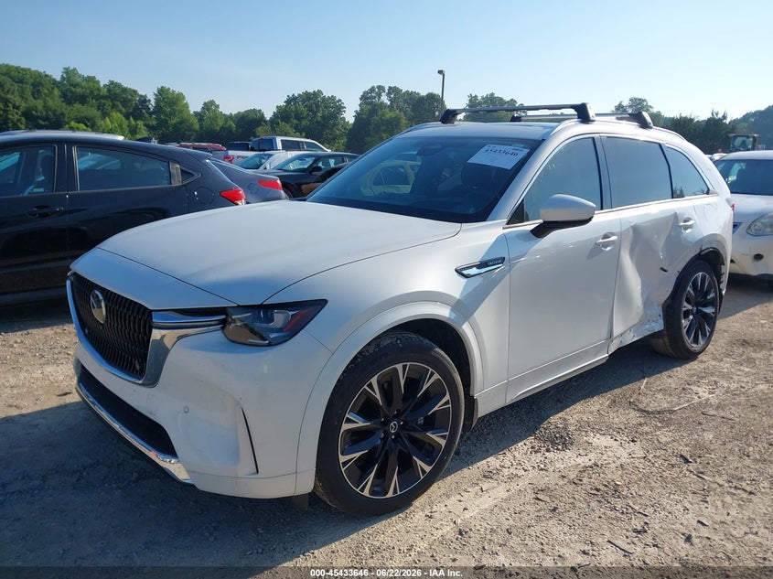 2025 Mazda Cx-90 VIN JM3KKDHC5S1230419 IAAI salvage auction — LEFT SIDE, Salvage (North Carolina), sold $16,200 on 2026-07-13 (photo 2)