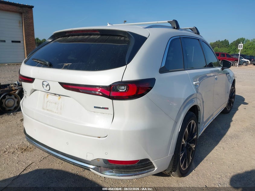 2025 Mazda Cx-90 VIN JM3KKDHC5S1230419 IAAI salvage auction — LEFT SIDE, Salvage (North Carolina), sold $16,200 on 2026-07-13 (photo 4)