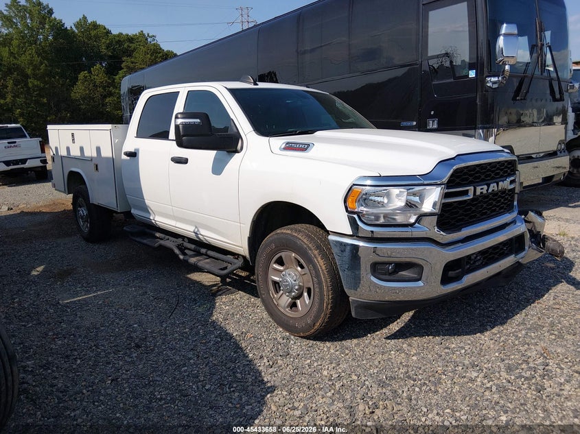 2024 Ram 2500 VIN 3C7WR5HJ2RG274760 IAAI salvage auction — LEFT SIDE, Salvage (North Carolina), sold $8,150 on 2026-07-29 (photo 1)