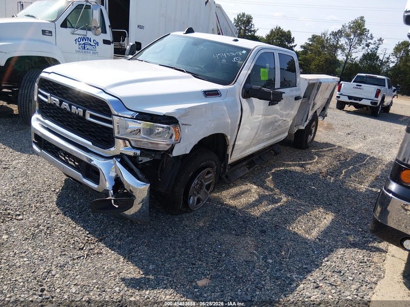 2024 Ram 2500 VIN 3C7WR5HJ2RG274760 IAAI salvage auction — LEFT SIDE, Salvage (North Carolina), sold $8,150 on 2026-07-29 (photo 2)