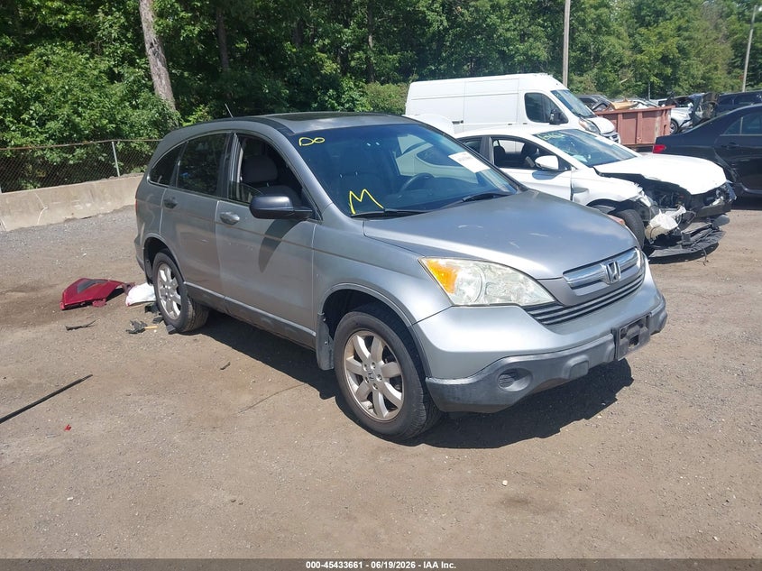 2007 Honda Cr-v VIN JHLRE48527C024411 IAAI salvage auction — LEFT FRONT, Salvage - Greater Than 75% (Maryland), sold $1,050 on 2026-07-11 (photo 1)