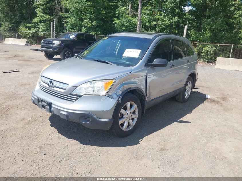 2007 Honda Cr-v VIN JHLRE48527C024411 IAAI salvage auction — LEFT FRONT, Salvage - Greater Than 75% (Maryland), sold $1,050 on 2026-07-11 (photo 2)