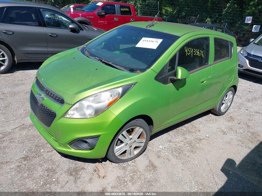 2014 Chevrolet Spark VIN KL8CB6S96EC549254 IAAI salvage auction — NORMAL WEAR, Clear (Indiana), sold $525 on 2026-07-29 (photo 2)