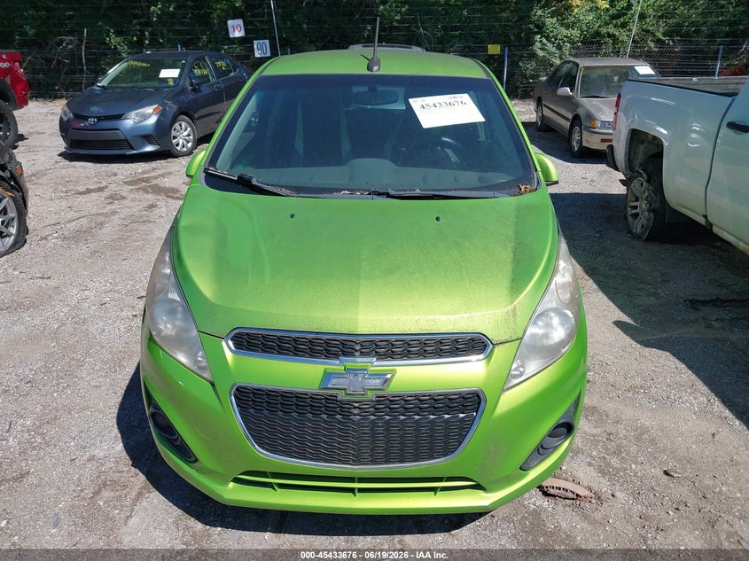 2014 Chevrolet Spark VIN KL8CB6S96EC549254 IAAI salvage auction — NORMAL WEAR, Clear (Indiana), sold $525 on 2026-07-29 (photo 6)