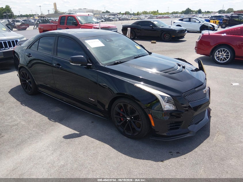 2016 Cadillac Ats-v VIN 1G6AN5SY7G0107162 IAAI salvage auction — LEFT FRONT, Salvage Title, sold $7,700 on 2026-07-28 (photo 1)