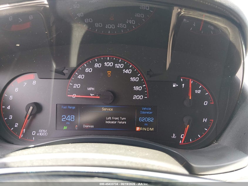 2016 Cadillac Ats-v VIN 1G6AN5SY7G0107162 IAAI salvage auction — LEFT FRONT, Salvage Title, sold $7,700 on 2026-07-28 (photo 7)