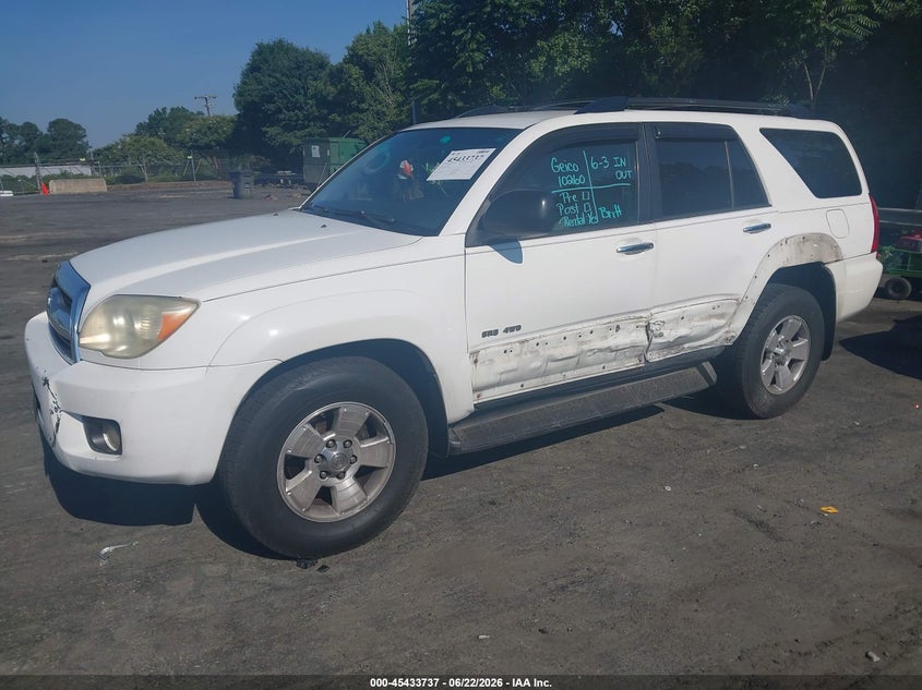 2006 Toyota 4runner VIN JTEBU14R360099607 IAAI salvage auction — SIDE, Salvage (North Carolina), sold $3,450 on 2026-07-16 (photo 2)