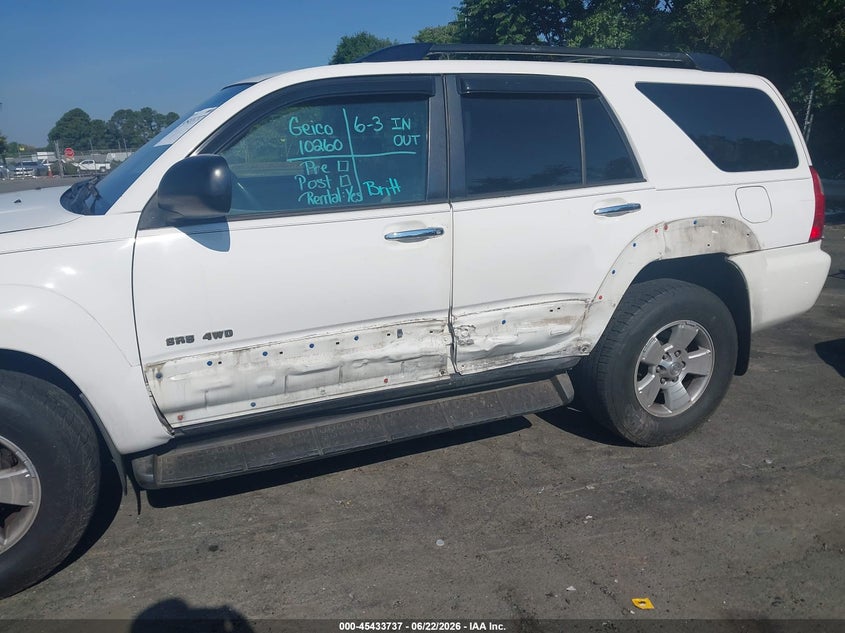 2006 Toyota 4runner VIN JTEBU14R360099607 IAAI salvage auction — SIDE, Salvage (North Carolina), sold $3,450 on 2026-07-16 (photo 6)