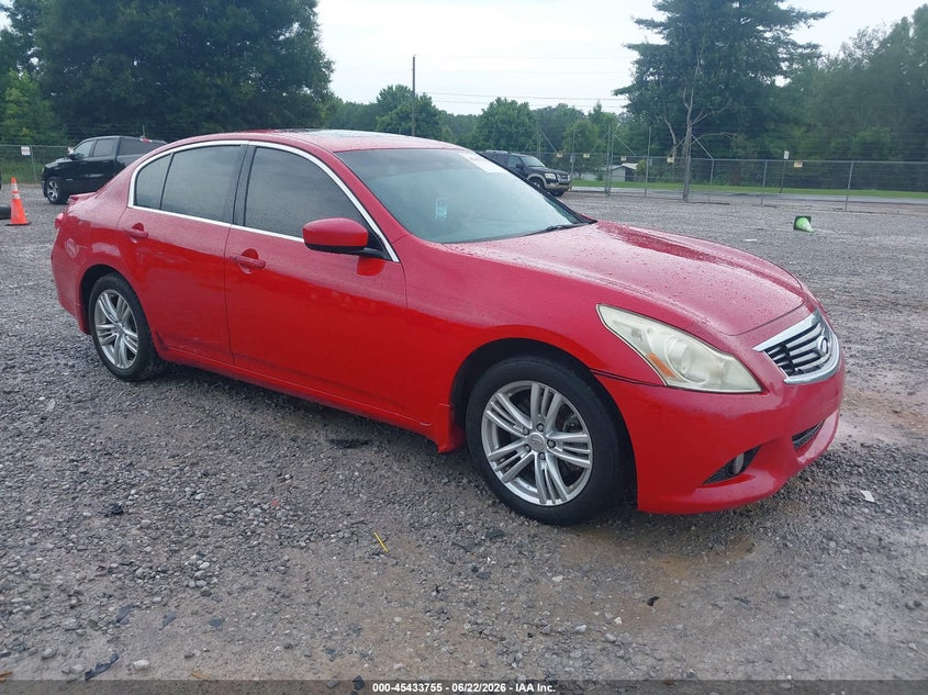 2011 Infiniti G37 VIN JN1CV6AR9BM407702 IAAI salvage auction — FRONT END, Nrc Lienholder Repossession Paperwork (Alabama), sold $525 on 2026-07-06 (photo 1)