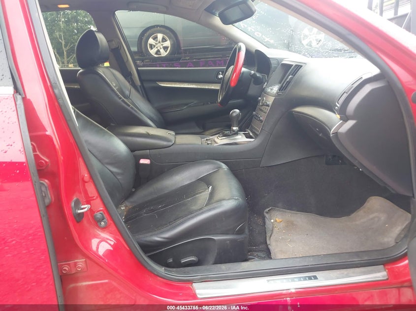 2011 Infiniti G37 VIN JN1CV6AR9BM407702 IAAI salvage auction — FRONT END, Nrc Lienholder Repossession Paperwork (Alabama), sold $525 on 2026-07-06 (photo 5)