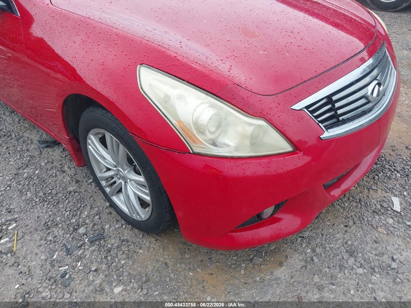 2011 Infiniti G37 VIN JN1CV6AR9BM407702 IAAI salvage auction — FRONT END, Nrc Lienholder Repossession Paperwork (Alabama), sold $525 on 2026-07-06 (photo 6)