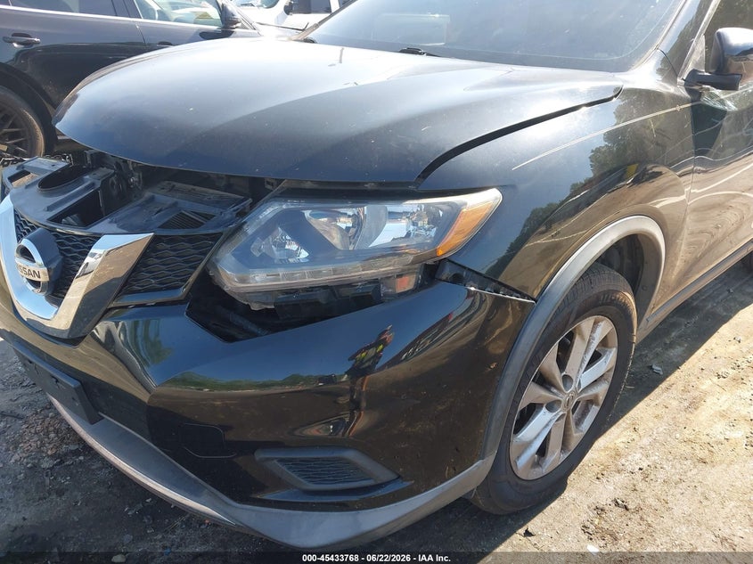 2016 Nissan Rogue VIN KNMAT2MV8GP733735 IAAI salvage auction — RIGHT FRONT, Salvage (North Carolina), sold $750 on 2026-07-23 (photo 6)
