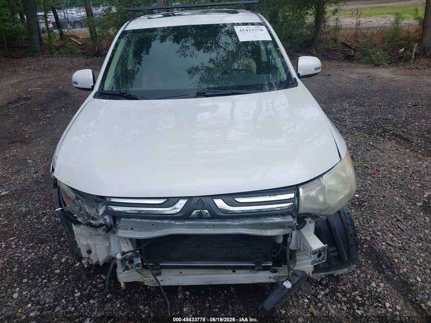 2014 Mitsubishi Outlander VIN JA4AD3A32EZ008309 IAAI salvage auction — FRONT END, Clear (Virginia), sold $550 on 2026-07-21 (photo 6)