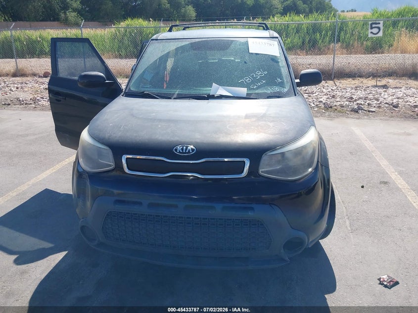 2015 Kia Soul VIN KNDJN2A23F7781386 IAAI salvage auction — REPOSSESSION, Nrc Lienholder Repossession Paperwork (Utah), sold $550 on 2026-07-16 (photo 6)