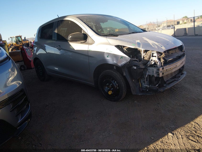 2019 Chevrolet Spark VIN KL8CB6SA9KC746747 IAAI salvage auction — FRONT & REAR, Salvage (Arizona), sold $575 on 2026-07-28 (photo 1)