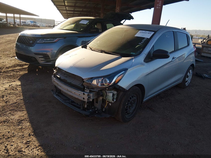 2019 Chevrolet Spark VIN KL8CB6SA9KC746747 IAAI salvage auction — FRONT & REAR, Salvage (Arizona), sold $575 on 2026-07-28 (photo 2)