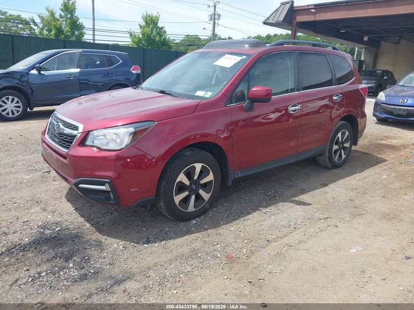2017 Subaru Forester VIN JF2SJAJC0HH455241 IAAI salvage auction — REAR END, Salvage Title, sold $1,800 on 2026-07-28 (photo 2)