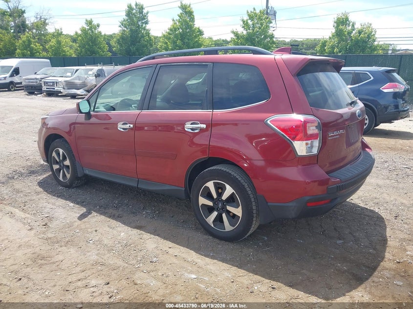 2017 Subaru Forester VIN JF2SJAJC0HH455241 IAAI salvage auction — REAR END, Salvage Title, sold $1,800 on 2026-07-28 (photo 3)