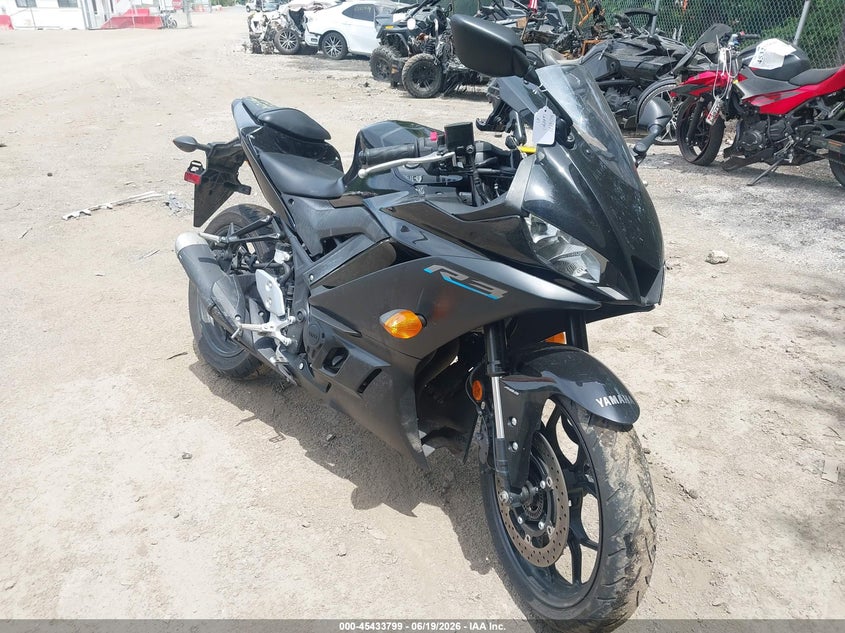 2023 Yamaha Yzf VIN MH3RH18Y7PK011982 IAAI salvage auction — THEFT, Salvage - Greater Than 75% (Maryland), sold $1,475 on 2026-07-14 (photo 1)