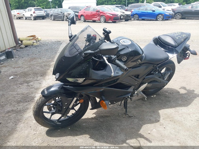 2023 Yamaha Yzf VIN MH3RH18Y7PK011982 IAAI salvage auction — THEFT, Salvage - Greater Than 75% (Maryland), sold $1,475 on 2026-07-14 (photo 2)
