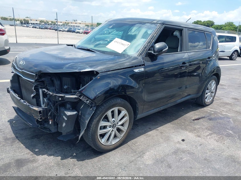 2017 Kia Soul VIN KNDJP3A52H7490214 IAAI salvage auction — FRONT END, Rebuildable (Florida), sold $1,300 on 2026-07-23 (photo 2)