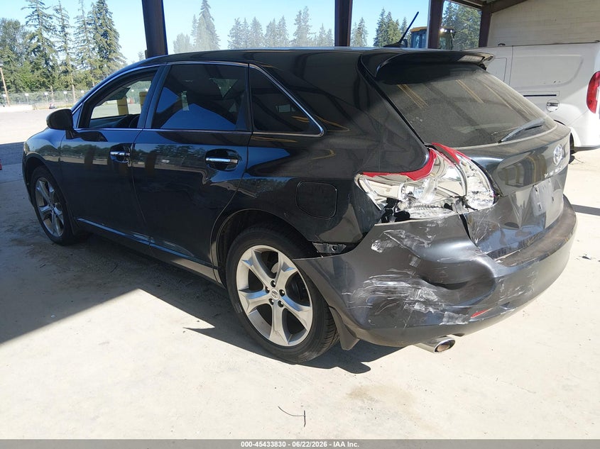2010 Toyota Venza VIN 4T3BK3BB8AU040293 IAAI salvage auction — LEFT REAR, Bill Of Sale (Washington), sold $2,150 on 2026-07-18 (photo 3)