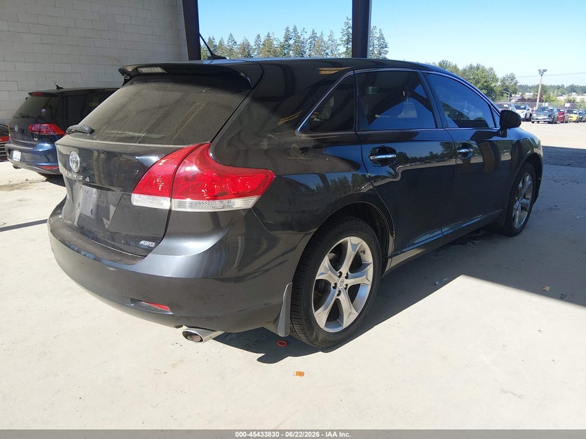 2010 Toyota Venza VIN 4T3BK3BB8AU040293 IAAI salvage auction — LEFT REAR, Bill Of Sale (Washington), sold $2,150 on 2026-07-18 (photo 4)