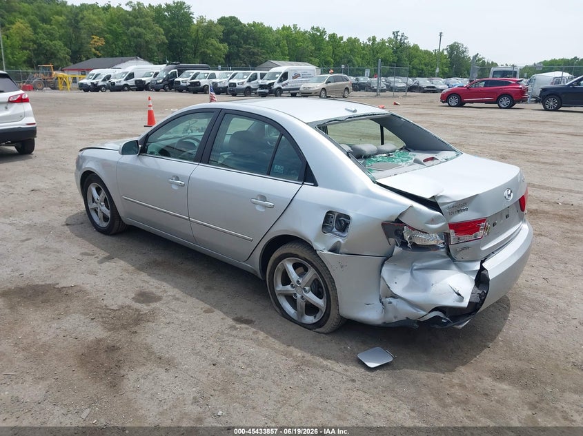 2008 Hyundai Sonata VIN 5NPEU46F78H351872 IAAI salvage auction — REAR END, Salvage - Greater Than 75% (Maryland), sold $125 on 2026-07-28 (photo 3)
