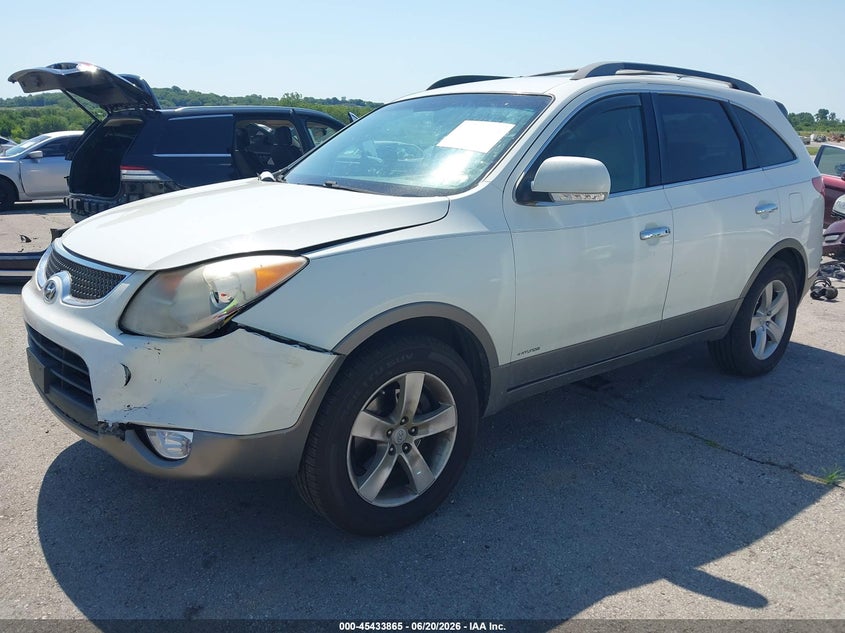 2010 Hyundai Veracruz VIN KM8NU4CC1AU104297 IAAI salvage auction — FRONT END, Salvage (Missouri), sold $1,200 on 2026-08-02 (photo 2)