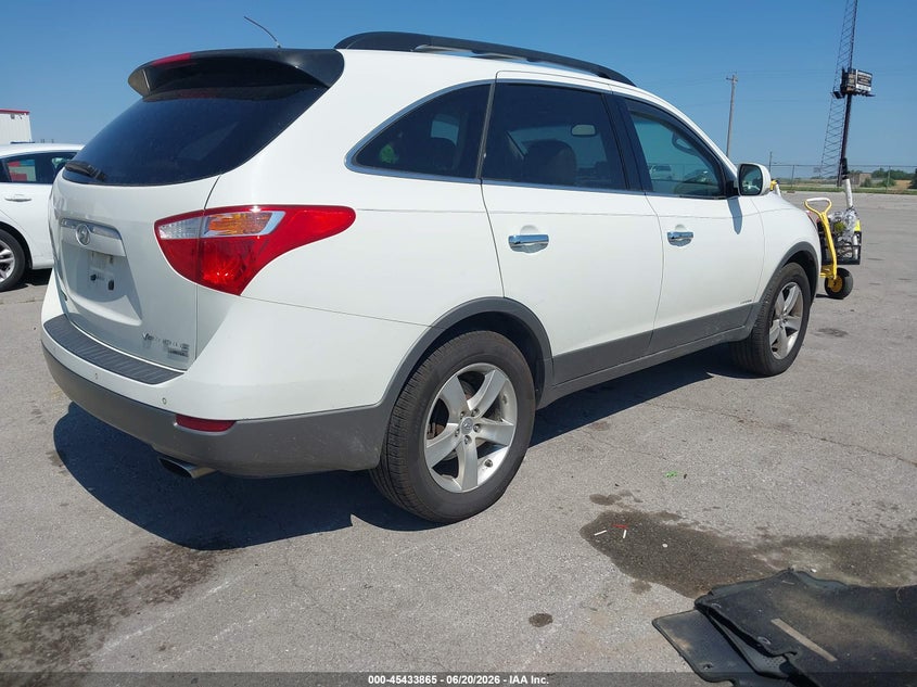 2010 Hyundai Veracruz VIN KM8NU4CC1AU104297 IAAI salvage auction — FRONT END, Salvage (Missouri), sold $1,200 on 2026-08-02 (photo 4)
