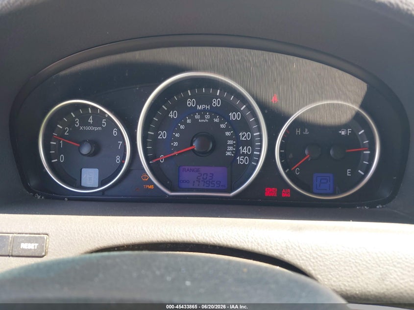 2010 Hyundai Veracruz VIN KM8NU4CC1AU104297 IAAI salvage auction — FRONT END, Salvage (Missouri), sold $1,200 on 2026-08-02 (photo 7)