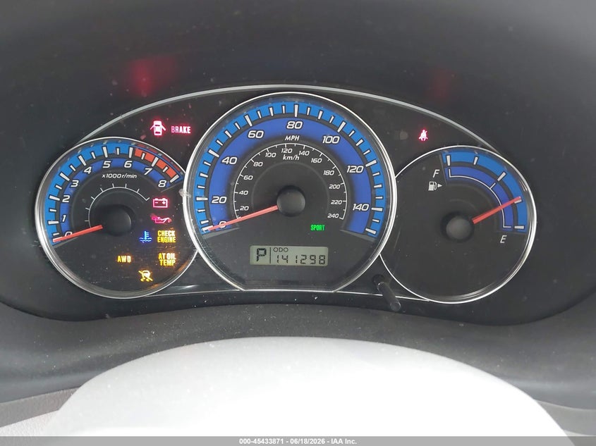 2009 Subaru Forester VIN JF2SH61649H778227 IAAI salvage auction — NORMAL WEAR, Clear - Dealer Only (California), sold $525 on 2026-07-22 (photo 7)