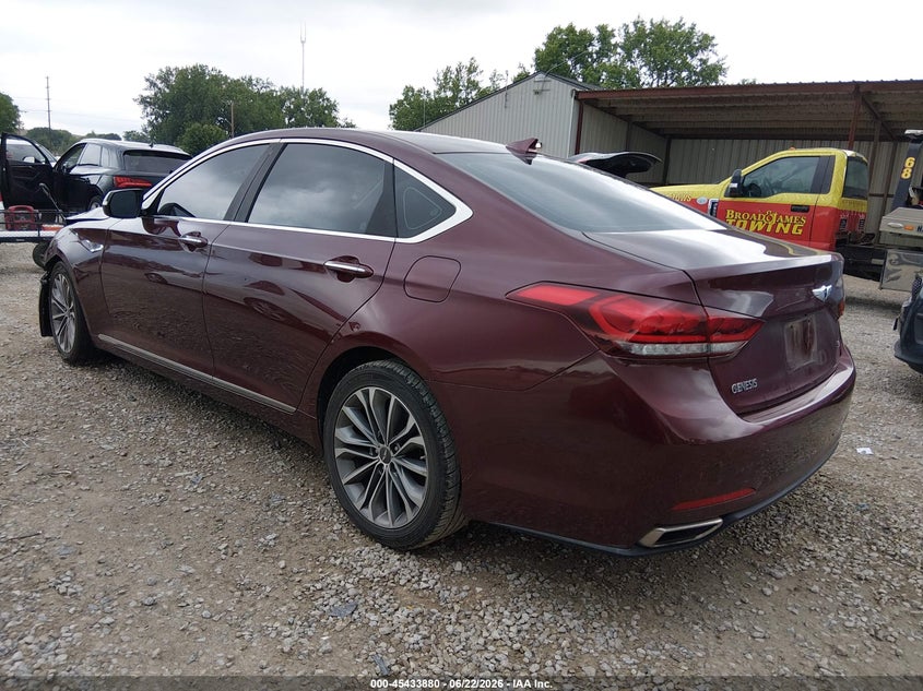 2016 Hyundai Genesis VIN KMHGN4JE7GU107613 IAAI salvage auction — FRONT END, Salvage Title, sold $2,550 on 2026-07-29 (photo 3)