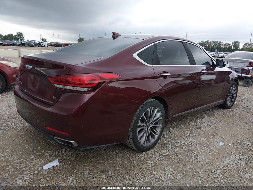 2016 Hyundai Genesis VIN KMHGN4JE7GU107613 IAAI salvage auction — FRONT END, Salvage Title, sold $2,550 on 2026-07-29 (photo 4)